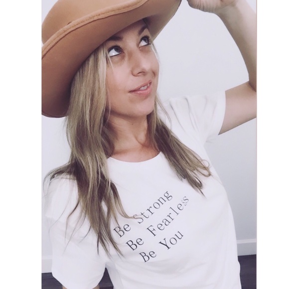 “Be Strong Be Fearless Be You” Tee SMALL - Picture 2 of 8